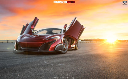 2014-2017 McLaren 650S  675LT Style Partial Carbon Fiber Front Bumper - DarwinPRO Aerodynamics