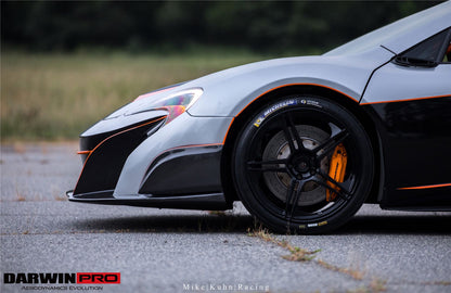 2014-2017 McLaren 650S  675LT Style Partial Carbon Fiber Front Bumper - DarwinPRO Aerodynamics