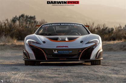 2014-2017 McLaren 650S  675LT Style Partial Carbon Fiber Front Bumper - DarwinPRO Aerodynamics