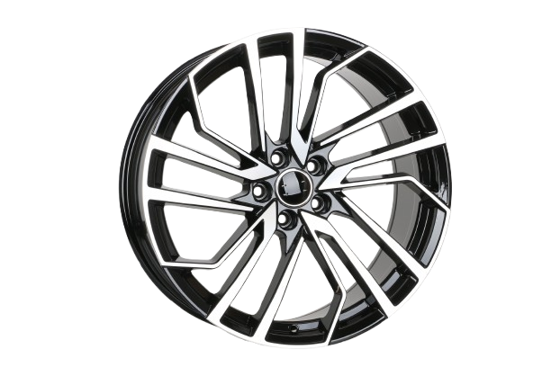 E650 Black Machined Face 20x9.0 ET30 5.112 - Square Set (4 Wheels)