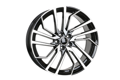 E650 Black Machined Face 20x9.0 ET30 5.112 - Square Set (4 Wheels)
