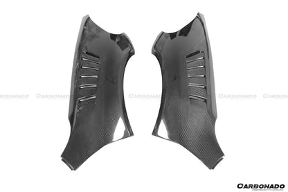 2014-2017 McLaren 650S OD Style Autoclave Carbon Fiber Front Fender - Carbonado