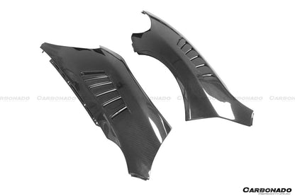 2014-2017 McLaren 650S OD Style Autoclave Carbon Fiber Front Fender - Carbonado