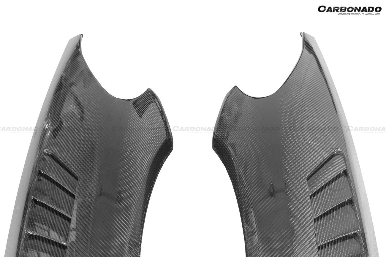 2014-2017 McLaren 650S OD Style Autoclave Carbon Fiber Front Fender - Carbonado