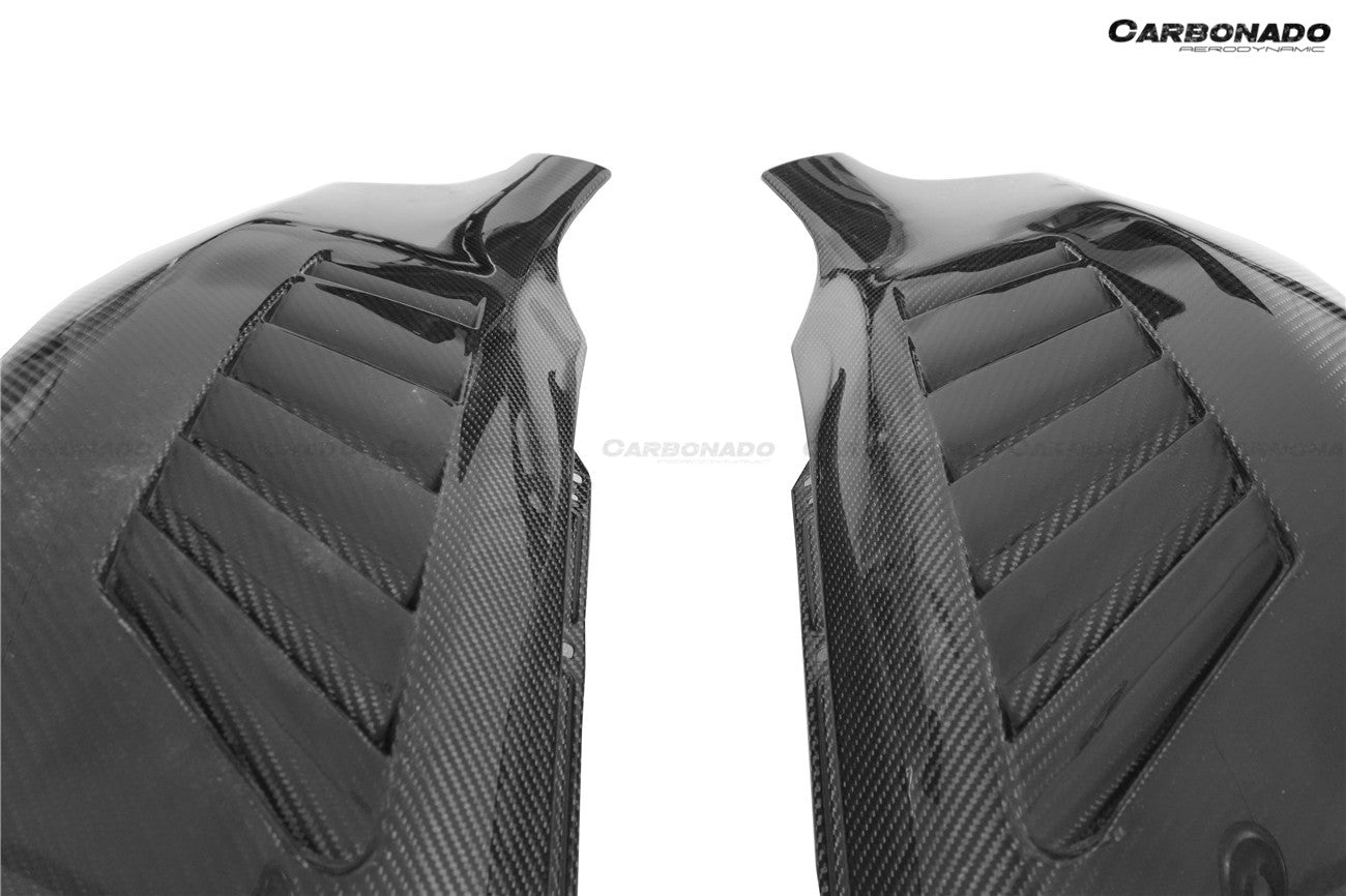 2014-2017 McLaren 650S OD Style Autoclave Carbon Fiber Front Fender - Carbonado