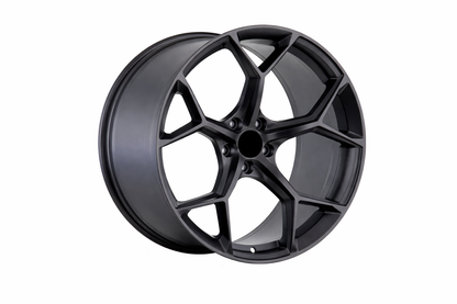 E660 Satin Black 22x10 ET25 5x112 – (Square Set of 4)