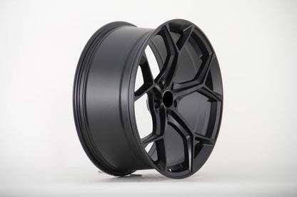 E660 Satin Black 22x10 ET25 5x112 – (Square Set of 4)