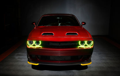Oracle 15-21 Dodge Challenger Dynamic Surface Mount Headlight Halo Kit - - Dynamic