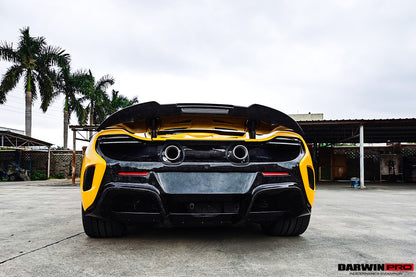 2011-2017 McLaren 650S 625C MP4 12C  675LT Style Dry Carbon Fiber Rear Body Kit - DarwinPRO Aerodynamics
