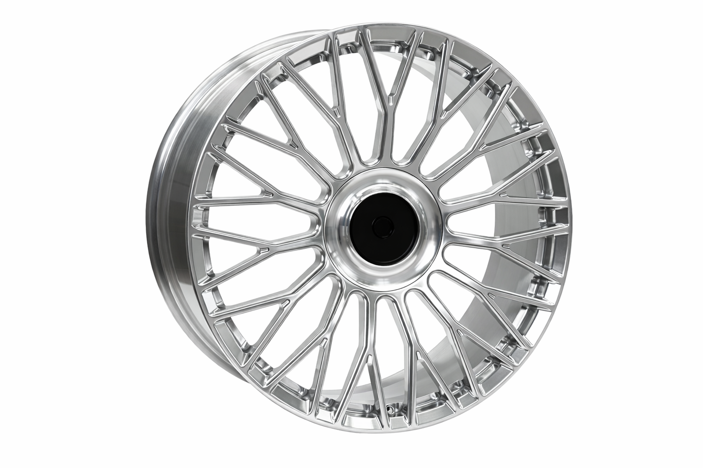 E483 Polished Face 22x10.5 ET35 5.112.120 - Square Set (4 Wheels)