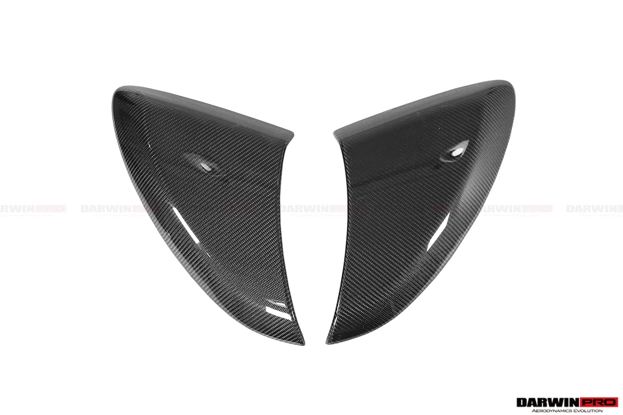2018-2021 McLaren 600lt Carbon Fiber Quarter Panel Side Scoops - DarwinPRO Aerodynamics
