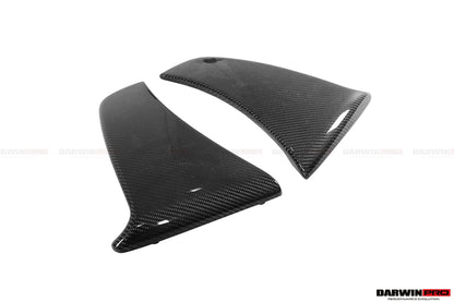 2018-2021 McLaren 600lt Carbon Fiber Rear Bumper Side Canards - DarwinPRO Aerodynamics