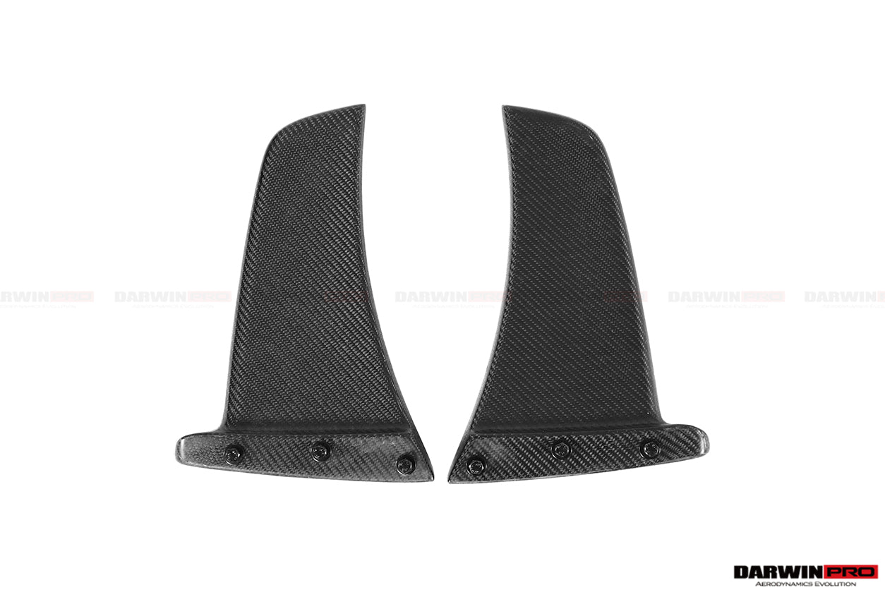2018-2021 McLaren 600lt Carbon Fiber Rear Bumper Side Canards - DarwinPRO Aerodynamics