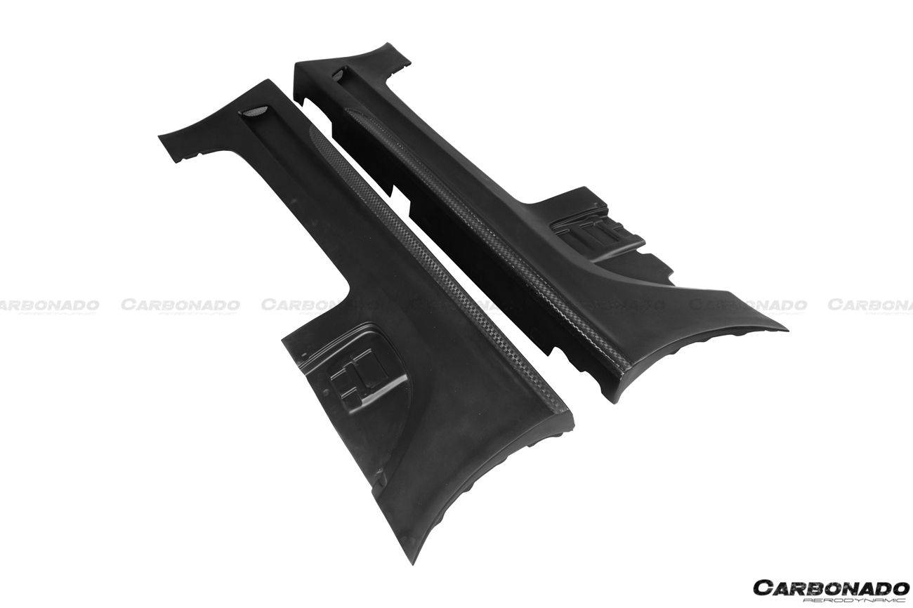 2010-2015 Mercedes Benz W197 SLS AMG BKSS Style Side Skirts & Fender - Carbonado Aero