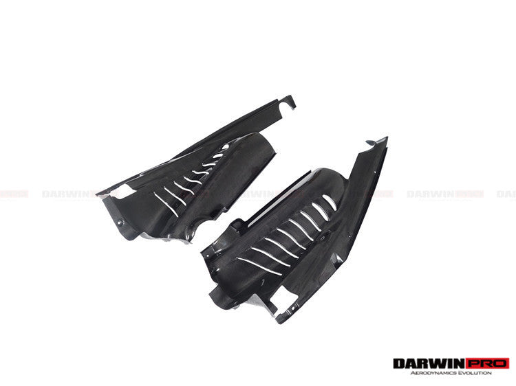 2015-2022 Ferrari 488 GTB/Pista/F8 Dry Carbon Fiber Engine Bay Panels With Heat Protection - DarwinPRO Aerodynamics