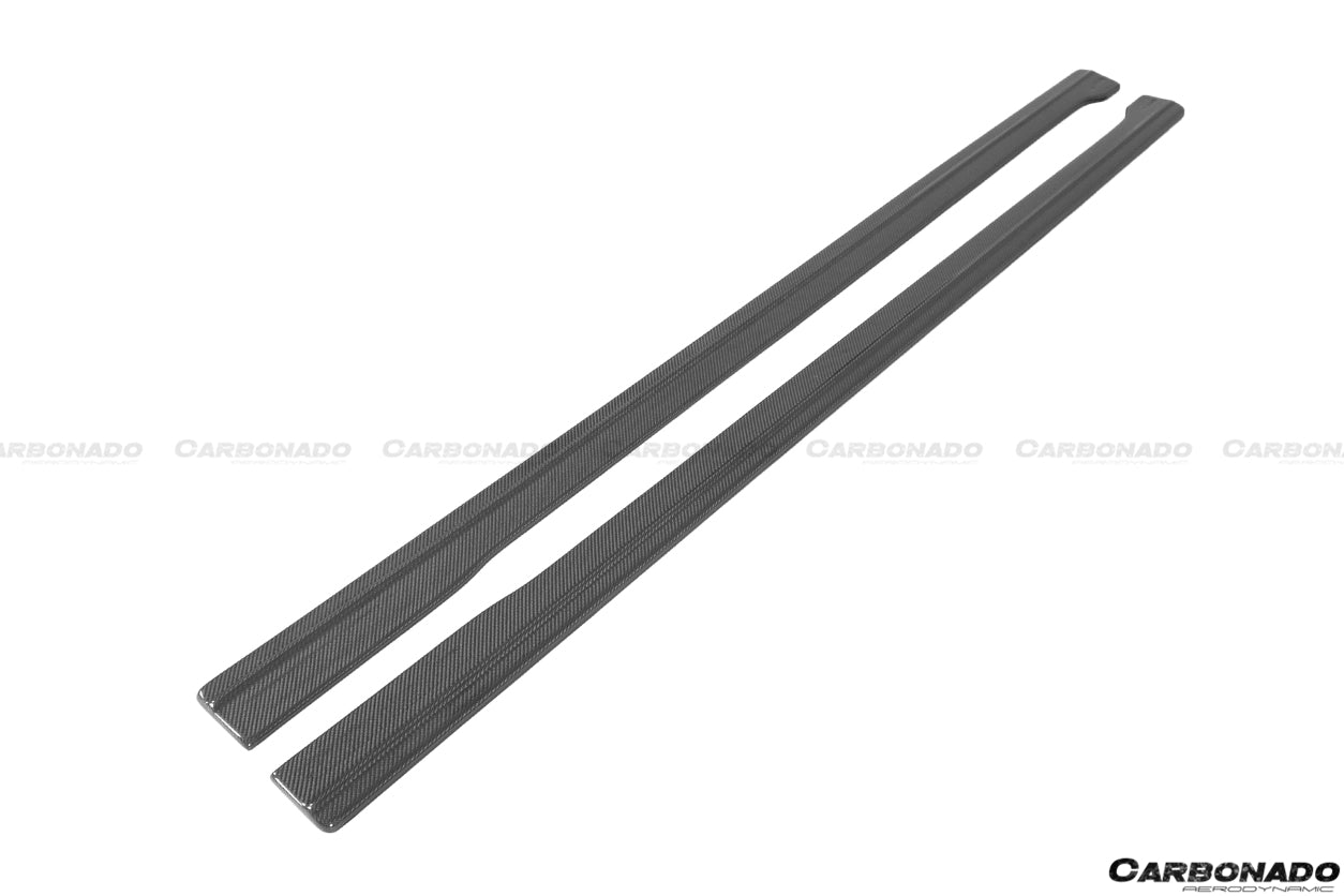 2013-2018 Audi RS6 Avant MN Style Carbon Fiber Side Skirts - Carbonado