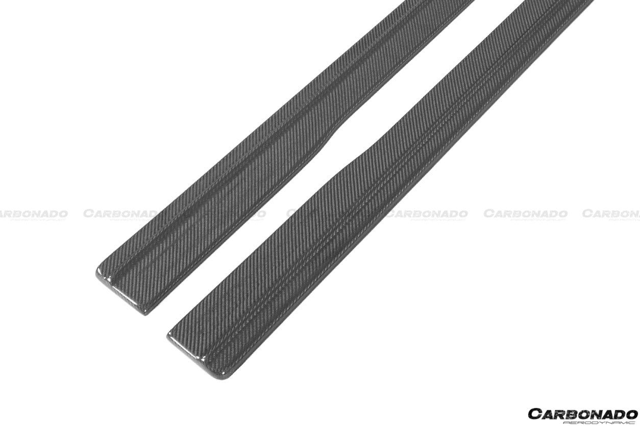 2013-2018 Audi RS6 Avant MN Style Carbon Fiber Side Skirts - Carbonado