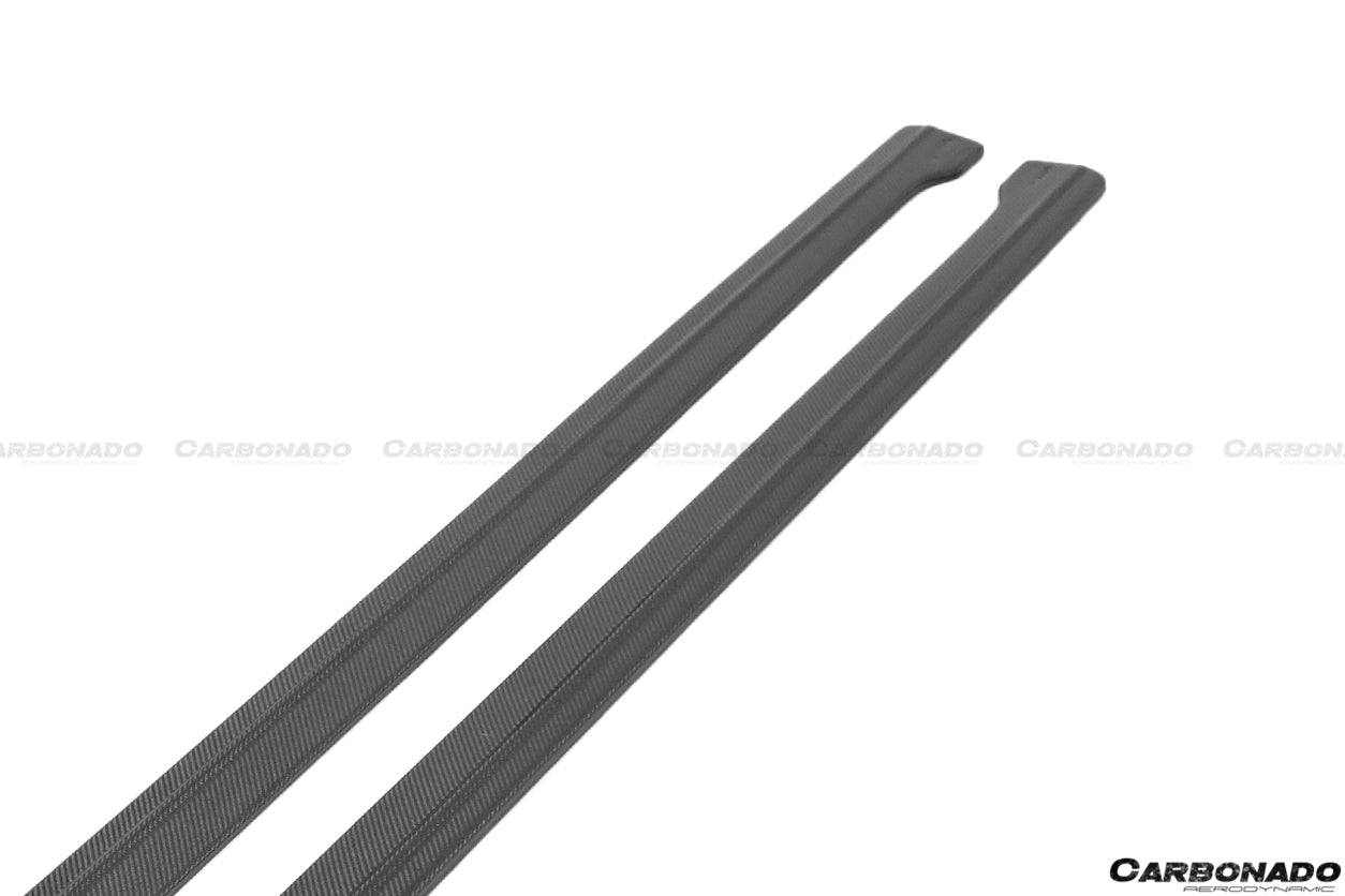 2013-2018 Audi RS6 Avant MN Style Carbon Fiber Side Skirts - Carbonado