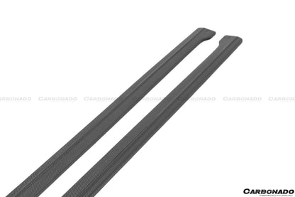 2013-2018 Audi RS6 Avant MN Style Carbon Fiber Side Skirts - Carbonado