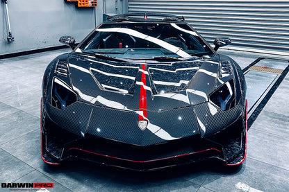 2011-2016 Lamborghini Aventador LP700 Roadster SV-BKSSII Style Wide Body Carbon Fiber Aero Full Kit - DarwinPRO Aerodynamics