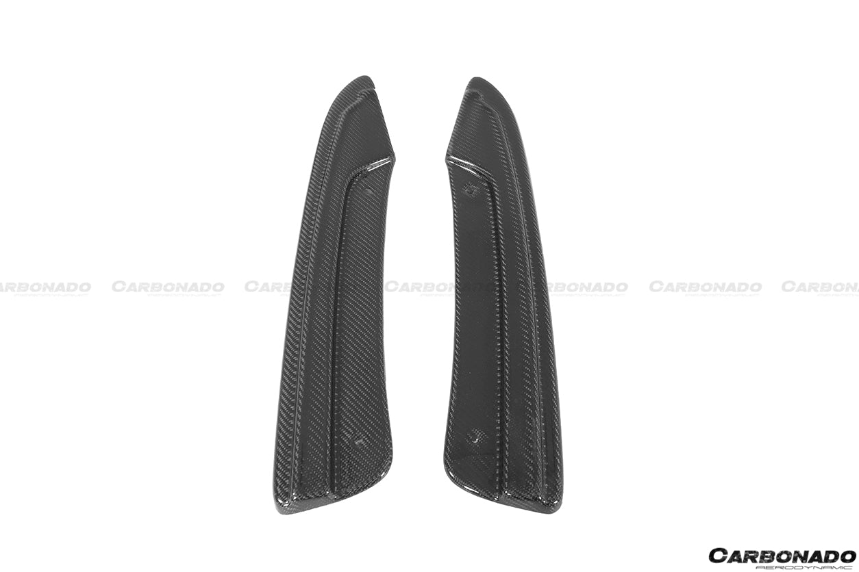 2013-2018 Audi RS6 Avant MN Style Carbon Fiber Rear Cap Splliter - Carbonado