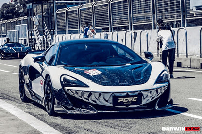 2018-2021 McLaren 600lt 2015-2021 540c/570s/570gt BKSS Style Carbon Fiber Hood - DarwinPRO Aerodynamics