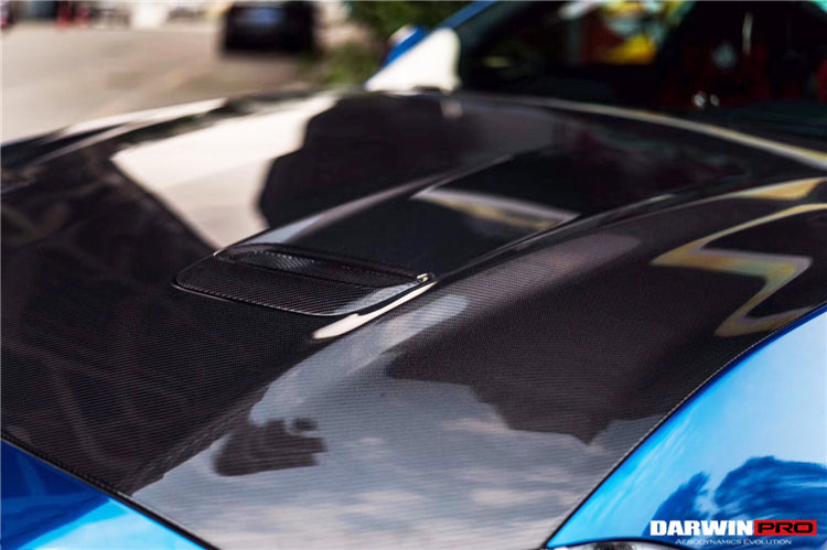 2018-2022 Ford Mustang Carbon Fiber Hood - DarwinPRO Aerodynamics