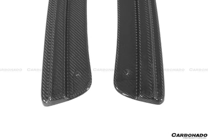 2013-2018 Audi RS6 Avant MN Style Carbon Fiber Rear Cap Splliter - Carbonado