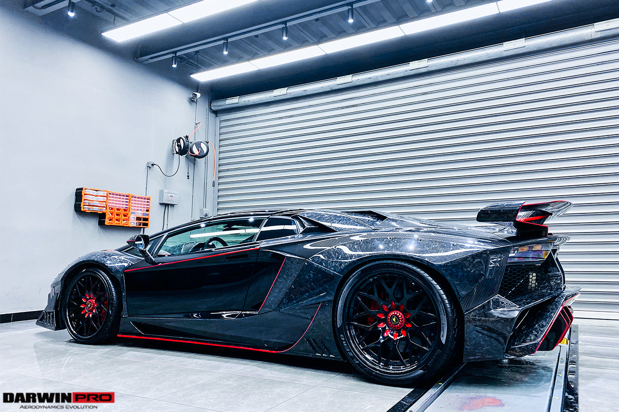2013-2016 Lamborghini Aventador LP700 LP740 Roadster Carbon Fiber Rear Intake Panel - DarwinPRO Aerodynamics