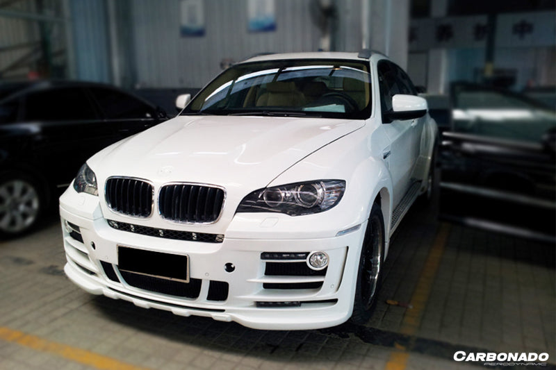 2009-2014 BMW E71 X6 HM Style Auto Full Wide Body Kit - Carbonado