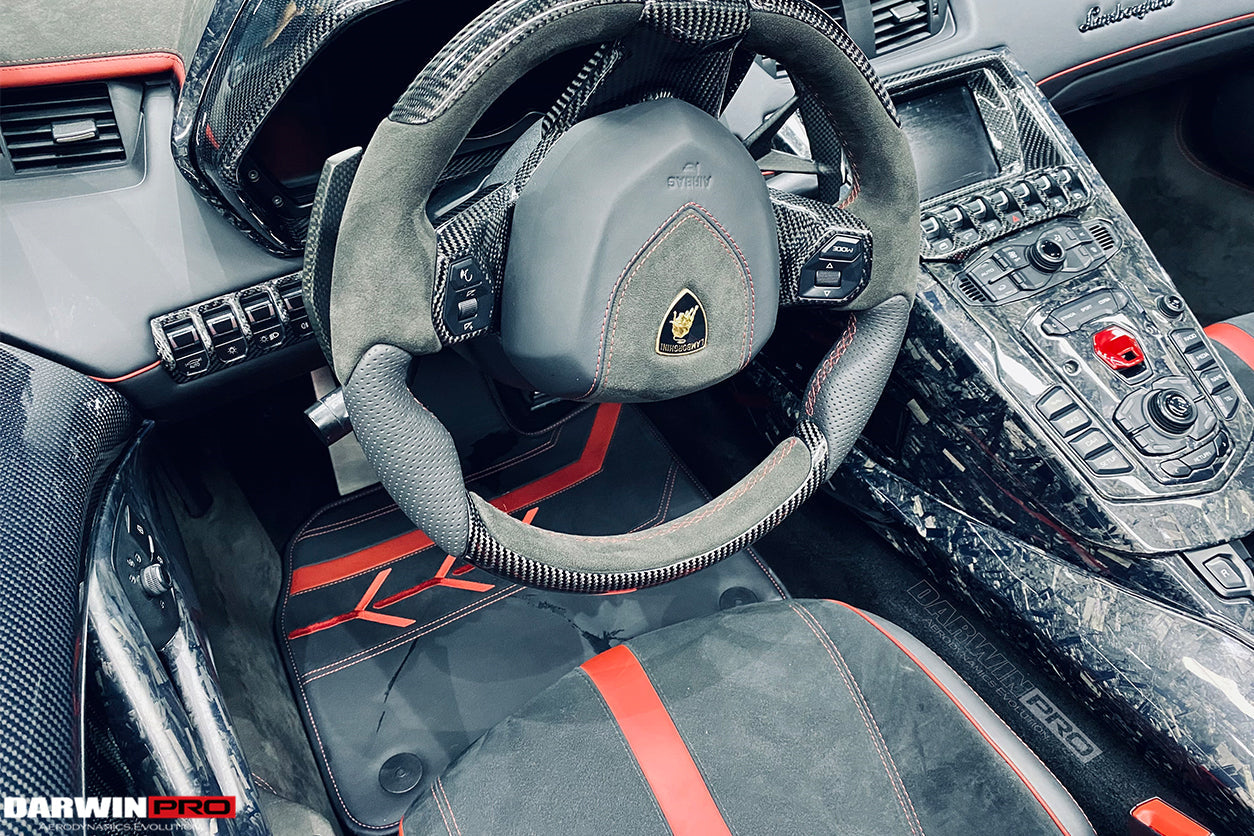 2011-2016 Lamborghini Aventador LP700 Coupe/Roadster Dry Carbon Fiber Centre Console Surround - DarwinPRO Aerodynamics