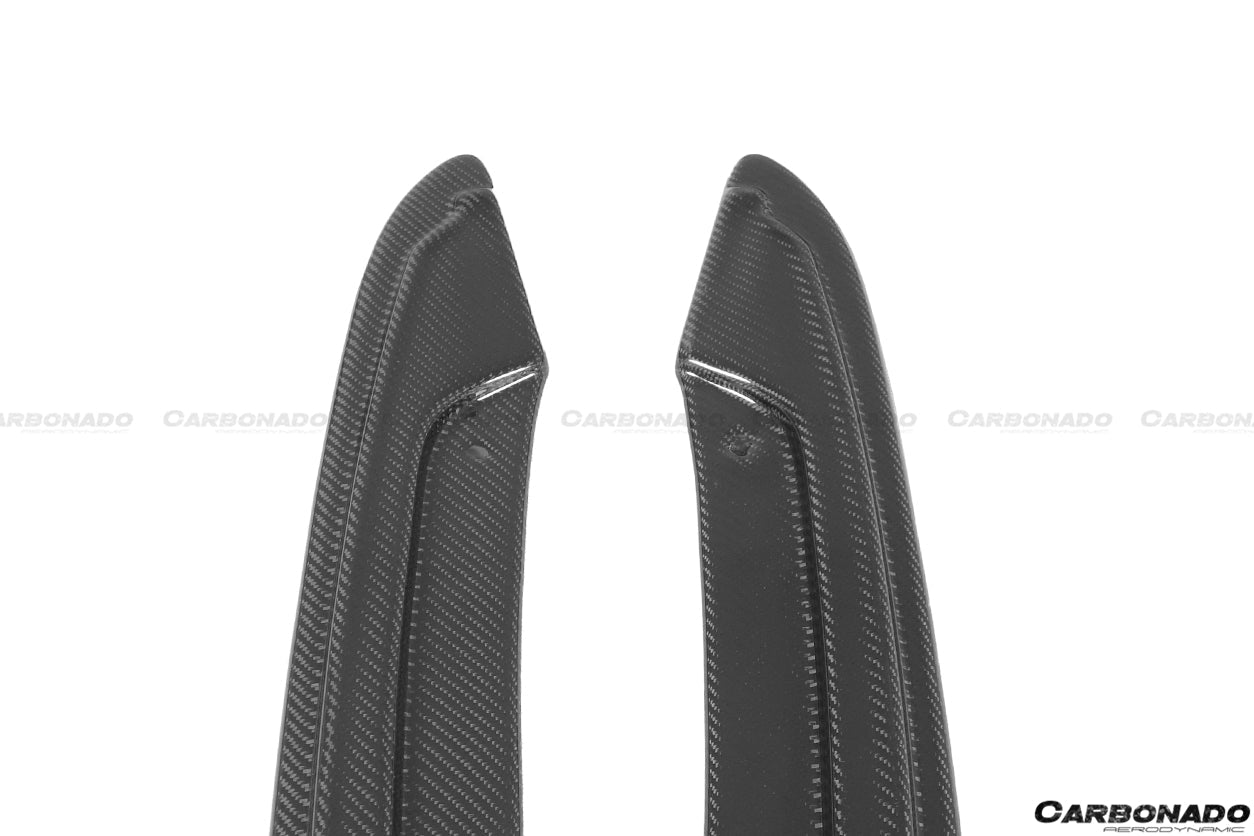2013-2018 Audi RS6 Avant MN Style Carbon Fiber Rear Cap Splliter - Carbonado