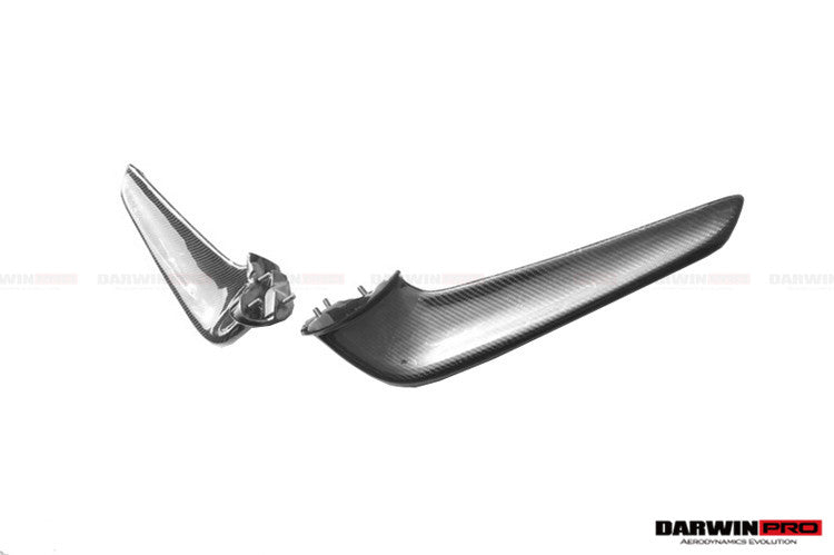2010-2015 Ferrari 458 Coupe/Spyder Carbon Fiber Front Canards - DarwinPRO Aerodynamics