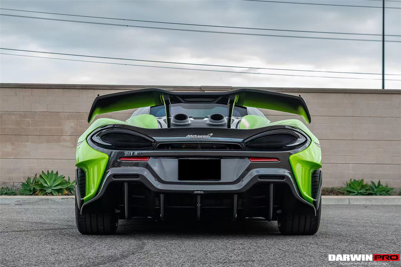 2018-2021 McLaren 600lt Carbon Fiber Rear Bumper Side Canards - DarwinPRO Aerodynamics