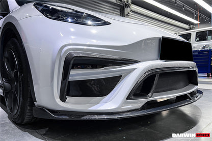 2020-2022 Tesla Model Y IMP Performance Carbon Fiber Front Bumper - DarwinPRO Aerodynamics