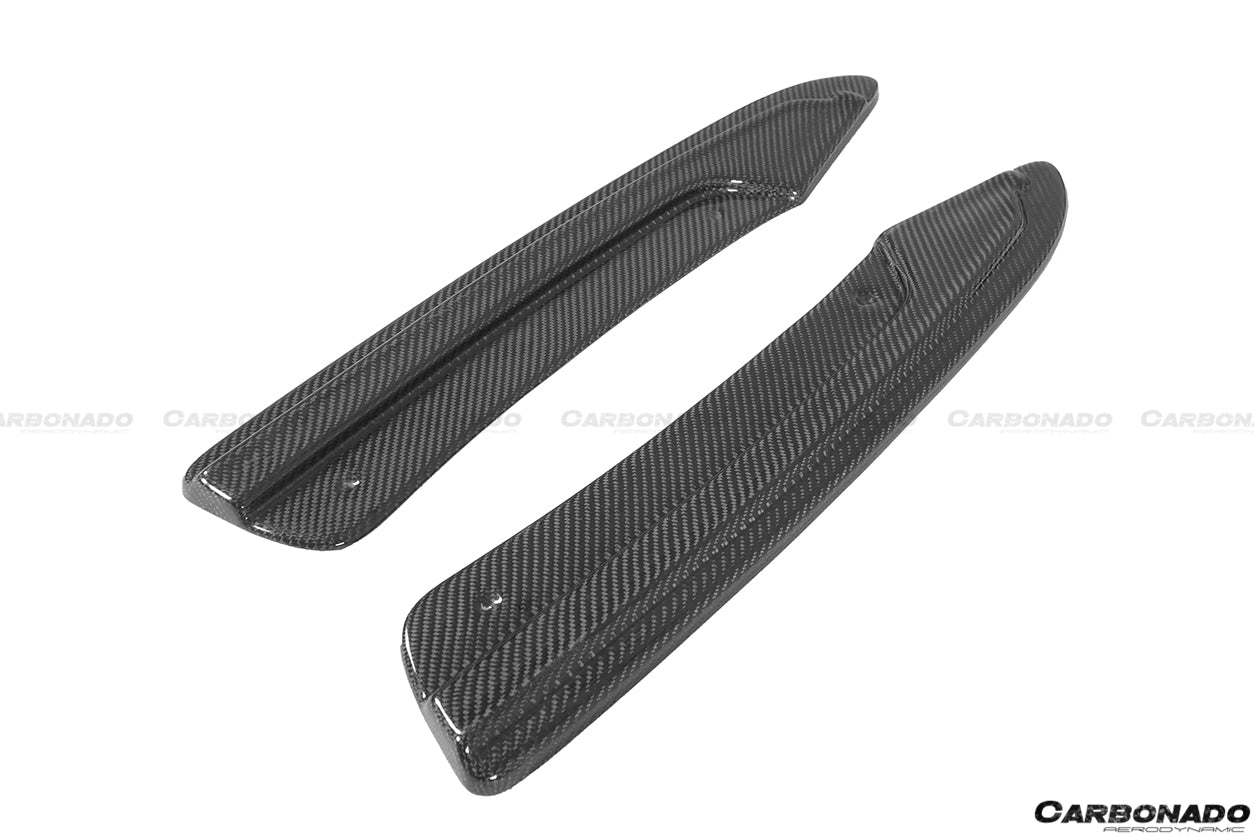 2013-2018 Audi RS6 Avant MN Style Carbon Fiber Rear Cap Splliter - Carbonado
