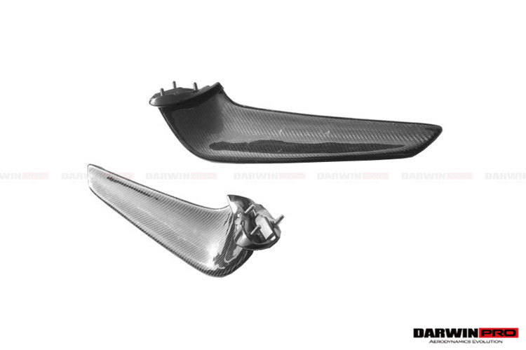 2010-2015 Ferrari 458 Coupe/Spyder Carbon Fiber Front Canards - DarwinPRO Aerodynamics