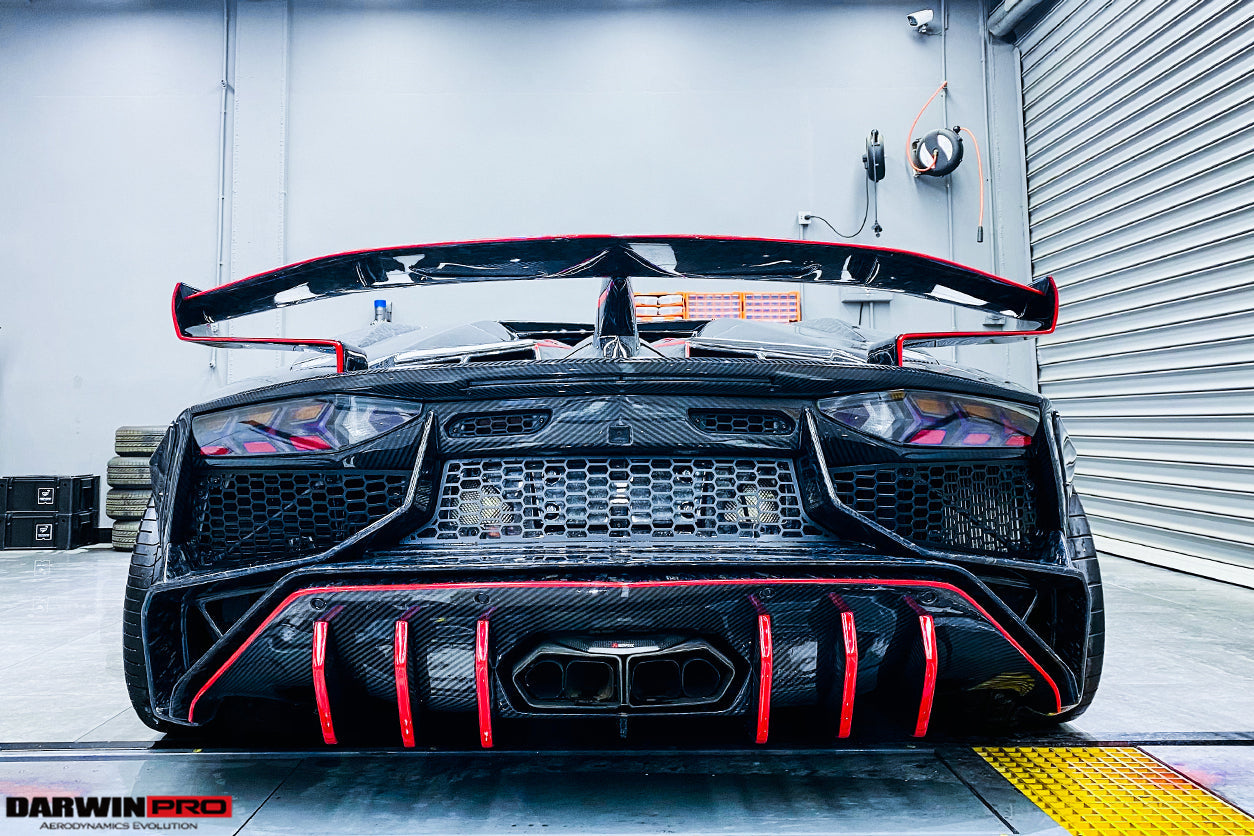 2011-2016 Lamborghini Aventador LP700 Coupe SV-BKSSII Style Wide body Carbon Fiber Aero Full Kit - DarwinPRO Aerodynamics