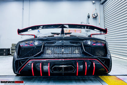 2011-2016 Lamborghini Aventador LP700 Coupe SV-BKSSII Style Wide body Carbon Fiber Aero Full Kit - DarwinPRO Aerodynamics