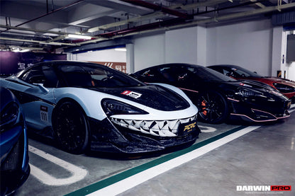 2018-2021 McLaren 600lt 2015-2021 540c/570s/570gt BKSS Style Carbon Fiber Hood - DarwinPRO Aerodynamics