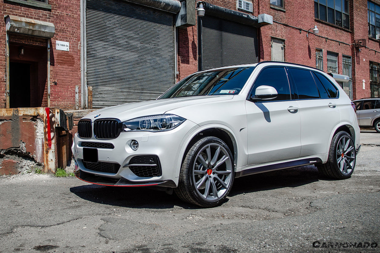 2014-2018 BMW X5 F15 MP Style Carbon Fiber Front Lip (MT ONLY) - Carbonado