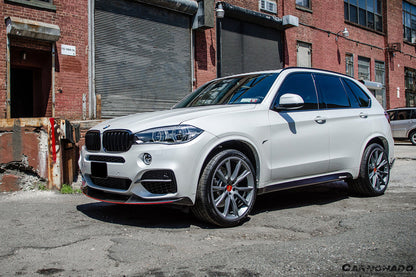 2014-2018 BMW X5 F15 MP Style Carbon Fiber Front Lip (MT ONLY) - Carbonado