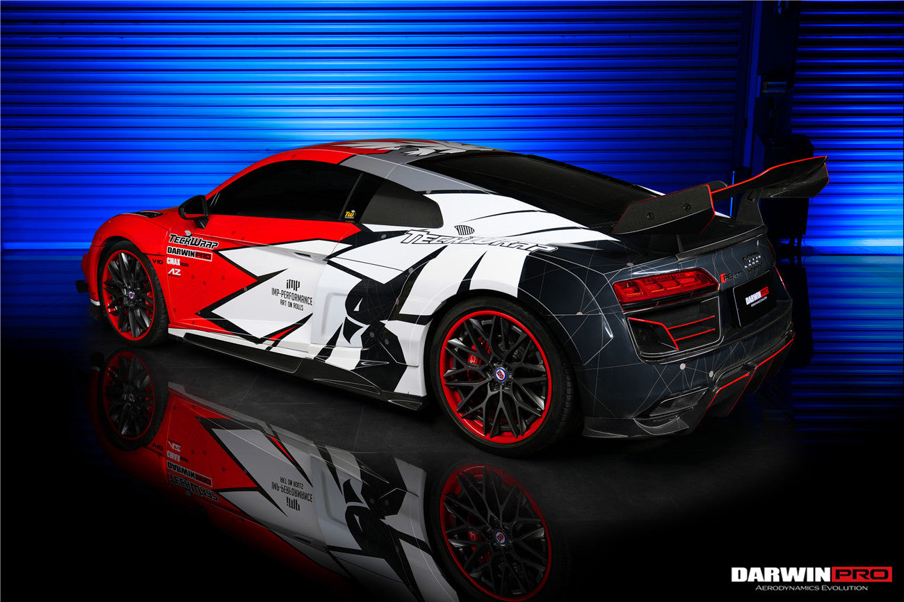 2016-2023 Audi R8 Coupe/Spyder iMPII Carbon Fiber Side Door Panel Blades - DarwinPRO Aerodynamics