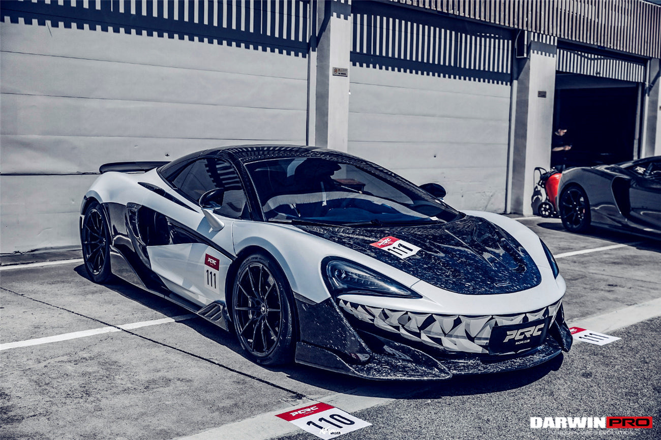 2018-2021 McLaren 600lt 2015-2021 540c/570s/570gt BKSS Style Carbon Fiber Hood - DarwinPRO Aerodynamics