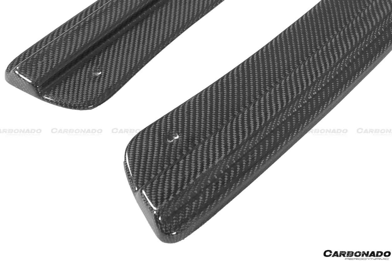 2013-2018 Audi RS6 Avant MN Style Carbon Fiber Rear Cap Splliter - Carbonado