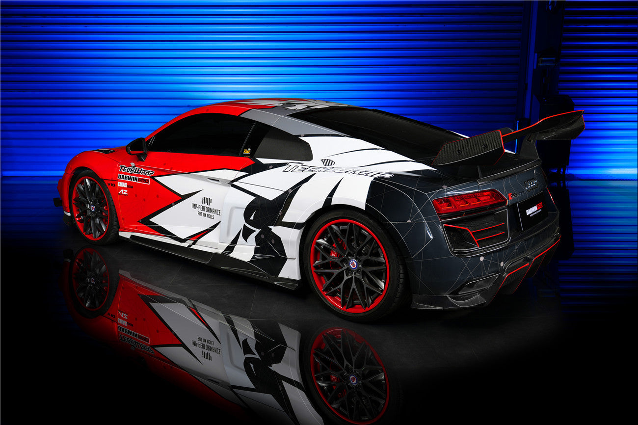 2016-2023 Audi R8 GEN2/GEN3 Coupe ONLY IMPII Carbon Fiber Trunk Wing - DarwinPRO Aerodynamics