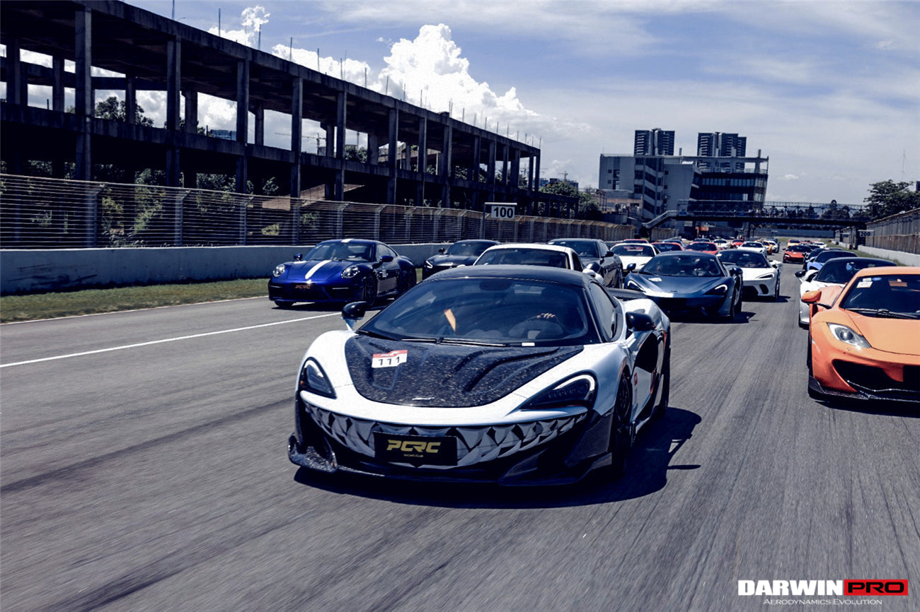 2018-2021 McLaren 600lt 2015-2021 540c/570s/570gt BKSS Style Carbon Fiber Hood - DarwinPRO Aerodynamics