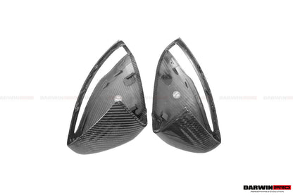 2014-2021 Mercedes Benz C-Class W205/ S-Class W222 C217/ E-Class W213 2/4 Door Dry Carbon Fiber Mirror Housing Replacement - DarwinPRO Aerodynamics
