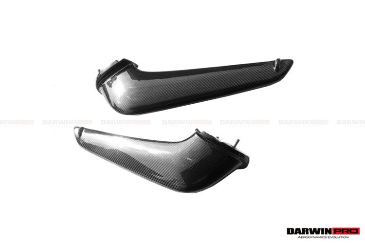 2010-2015 Ferrari 458 Coupe/Spyder Carbon Fiber Front Canards - DarwinPRO Aerodynamics