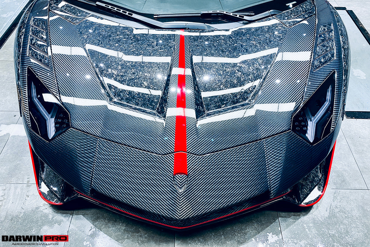 2011-2016 Lamborghini Aventador LP700 Coupe SV-BKSSII Style Wide body Carbon Fiber Aero Full Kit - DarwinPRO Aerodynamics